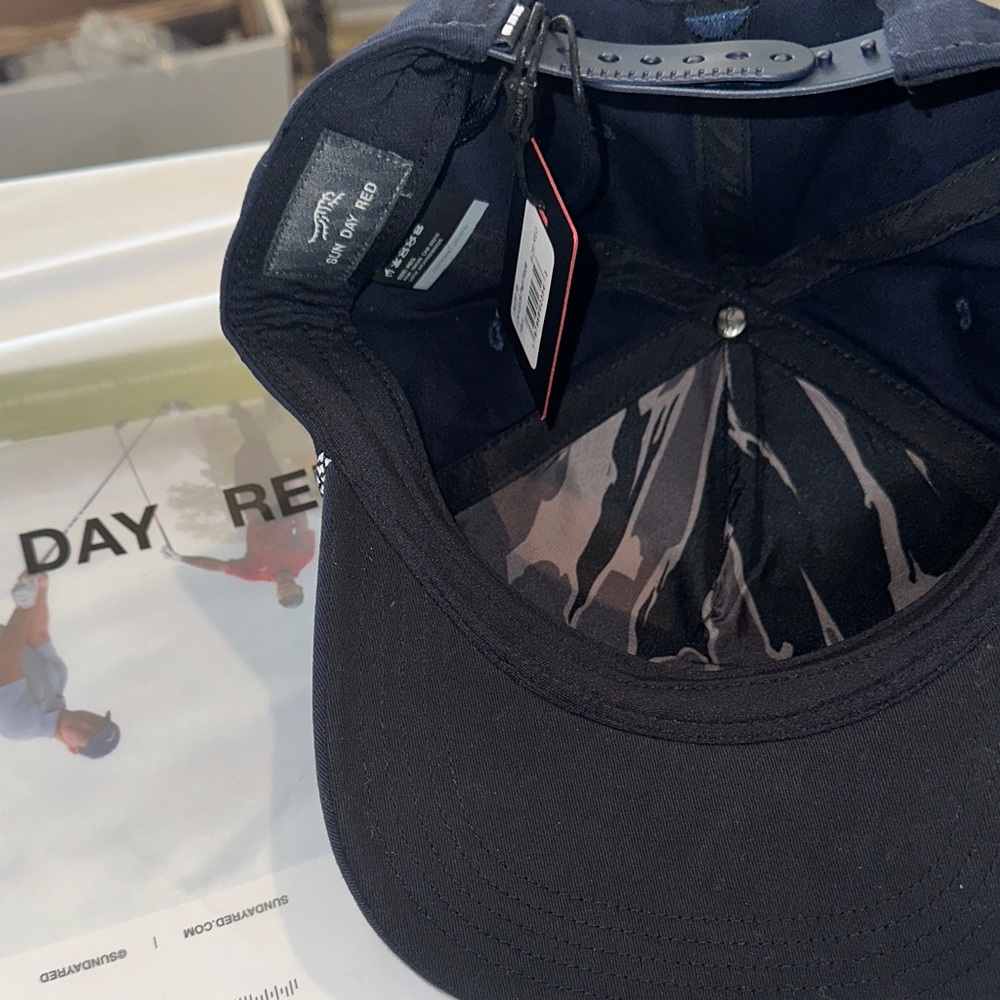 SUN DAY RED- Navy Performance Rope Hat - Picture 4 of 5